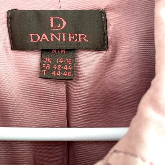 DANIER Suede Dusty Pink Jacket - Picture 5 of 7